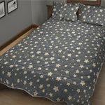 Cute Star Pattern Print Quilt Bed Set