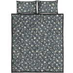Cute Star Pattern Print Quilt Bed Set