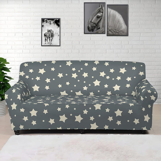 Cute Star Pattern Print Sofa Cover