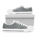 Cute Star Pattern Print White Low Top Sneakers