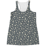 Cute Star Pattern Print Women's Racerback Tank Top