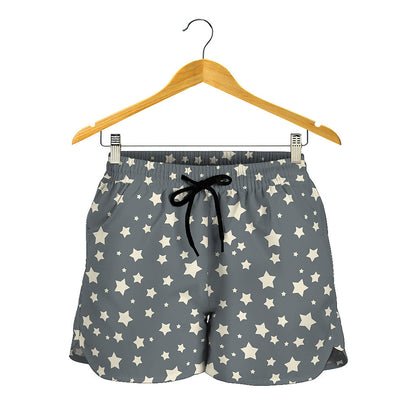 Cute Star Pattern Print Women's Shorts
