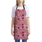 Cute Sushi And Rolls Pattern Print Apron