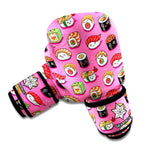 Cute Sushi And Rolls Pattern Print Boxing Gloves