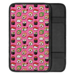 Cute Sushi And Rolls Pattern Print Car Center Console Cover