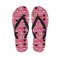 Cute Sushi And Rolls Pattern Print Flip Flops