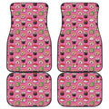 Cute Sushi And Rolls Pattern Print Front and Back Car Floor Mats