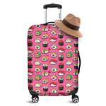 Cute Sushi And Rolls Pattern Print Luggage Cover