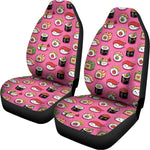 Cute Sushi And Rolls Pattern Print Universal Fit Car Seat Covers