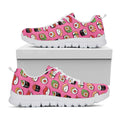 Cute Sushi And Rolls Pattern Print White Running Shoes