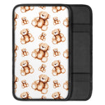 Cute Teddy Bear Pattern Print Car Center Console Cover