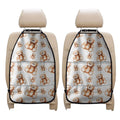 Cute Teddy Bear Pattern Print Car Seat Organizers