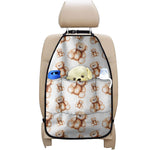 Cute Teddy Bear Pattern Print Car Seat Organizers