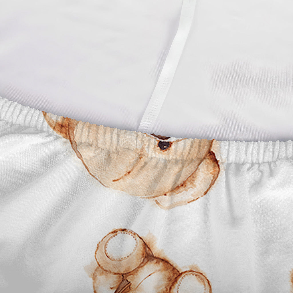 Cute Teddy Bear Pattern Print Sofa Cover