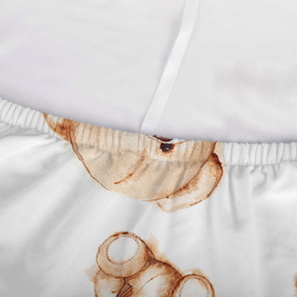 Cute Teddy Bear Pattern Print Sofa Cover