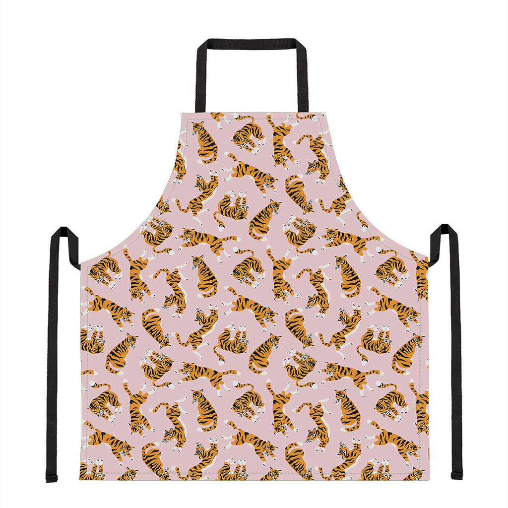 Cute Tiger Pattern Print Apron