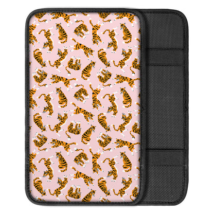 Cute Tiger Pattern Print Car Center Console Cover