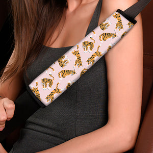 Cute Tiger Pattern Print Car Seat Belt Covers