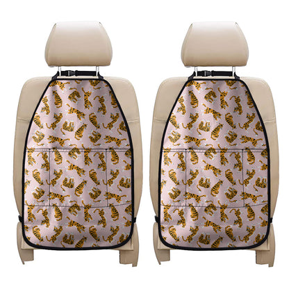Cute Tiger Pattern Print Car Seat Organizers