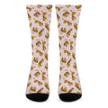 Cute Tiger Pattern Print Crew Socks