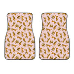 Cute Tiger Pattern Print Front Car Floor Mats