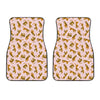 Cute Tiger Pattern Print Front Car Floor Mats