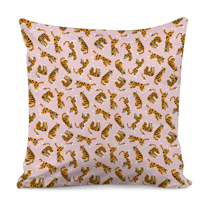 Cute Tiger Pattern Print Pillow Cover