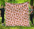 Cute Tiger Pattern Print Quilt