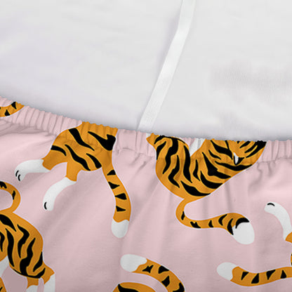 Cute Tiger Pattern Print Sofa Cover
