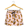 Cute Tiger Pattern Print Women's Shorts