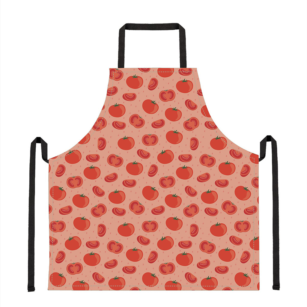 Cute Tomato Pattern Print Apron