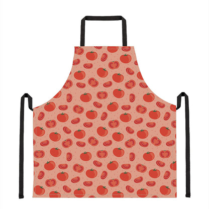 Cute Tomato Pattern Print Apron