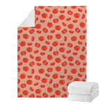 Cute Tomato Pattern Print Blanket