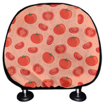 Cute Tomato Pattern Print Car Headrest Covers