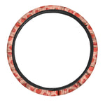 Cute Tomato Pattern Print Car Steering Wheel Cover