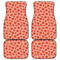 Cute Tomato Pattern Print Front and Back Car Floor Mats