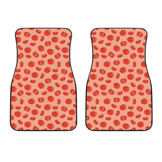 Cute Tomato Pattern Print Front Car Floor Mats