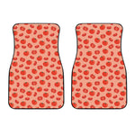 Cute Tomato Pattern Print Front Car Floor Mats