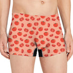 Cute Tomato Pattern Print Men's Boxer Briefs