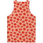 Cute Tomato Pattern Print Men's Tank Top