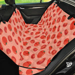 Cute Tomato Pattern Print Pet Car Back Seat Cover