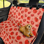 Cute Tomato Pattern Print Pet Car Back Seat Cover