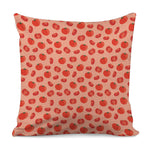 Cute Tomato Pattern Print Pillow Cover