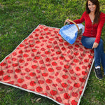 Cute Tomato Pattern Print Quilt