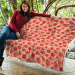 Cute Tomato Pattern Print Quilt