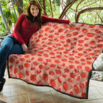 Cute Tomato Pattern Print Quilt