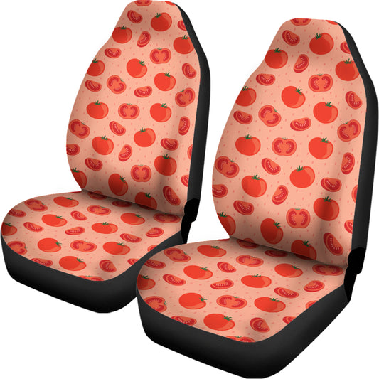 Cute Tomato Pattern Print Universal Fit Car Seat Covers