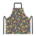 Cute Tropical Fruits Pattern Print Apron