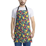 Cute Tropical Fruits Pattern Print Apron