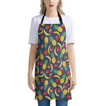 Cute Tropical Fruits Pattern Print Apron
